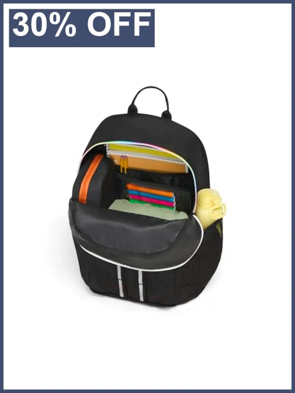 Hurley Kids School Backpack with Laptop Pocket, Water Resistant, Polyester
